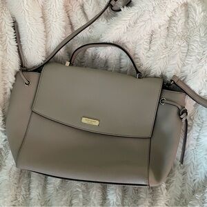 Kate Spade Taupe Satchel Bag